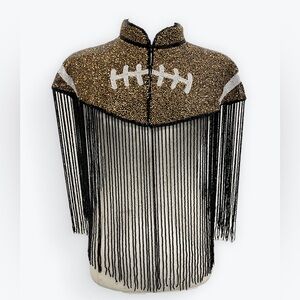 Football Beaded Cape